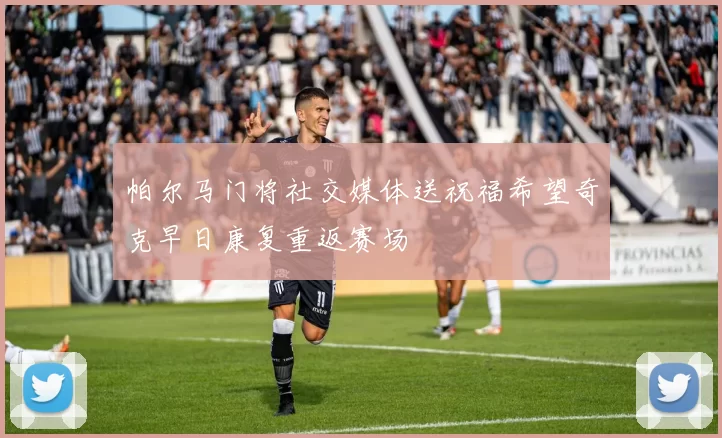 帕尔马门将社交媒体送祝福希望奇克早日康复重返赛场